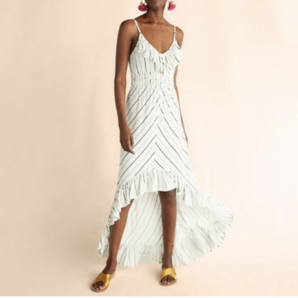 2/$12 Express | Hi-Lo stripped maxi dress - Picture 4 of 8